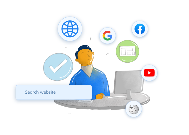 search to check the status of any of your favorite websites